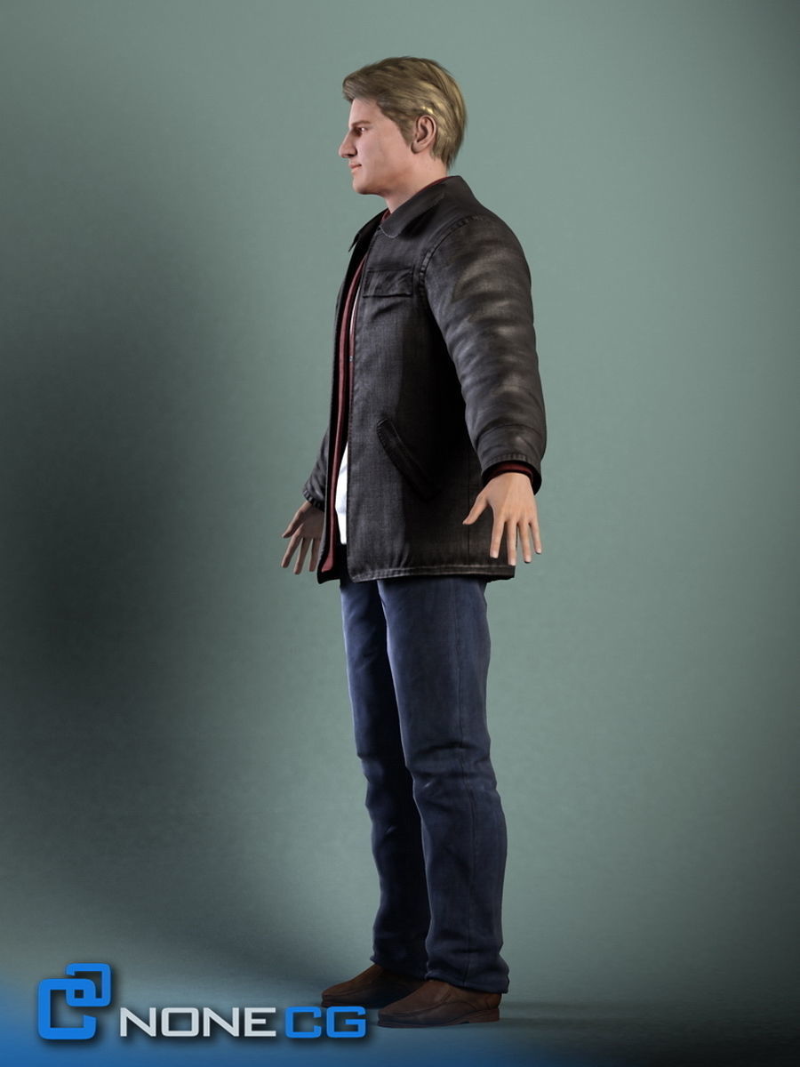 Pack - Adult Males and Female Megapack 3D model_15