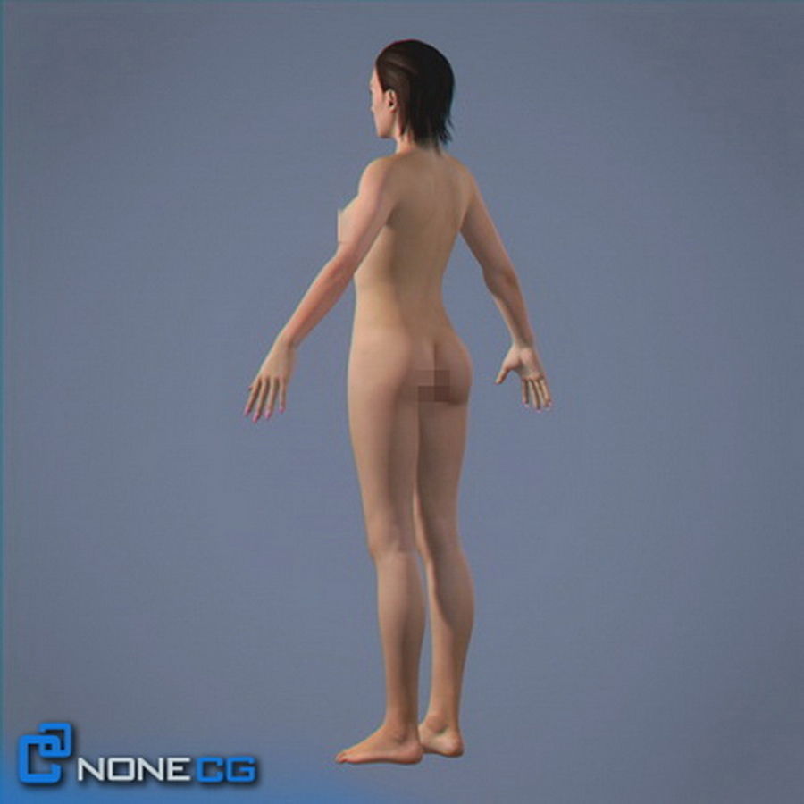 Pack - Adult Males and Female Megapack 3D model_56