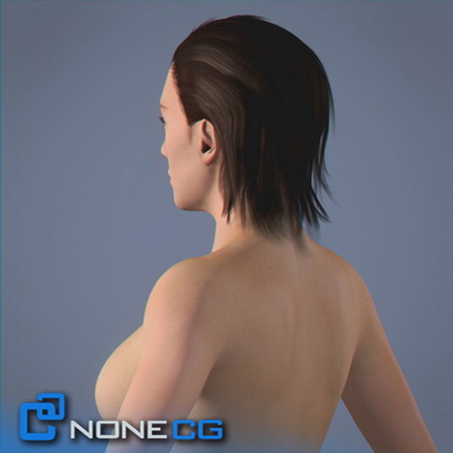 Pack - Adult Males and Female Megapack 3D model_50