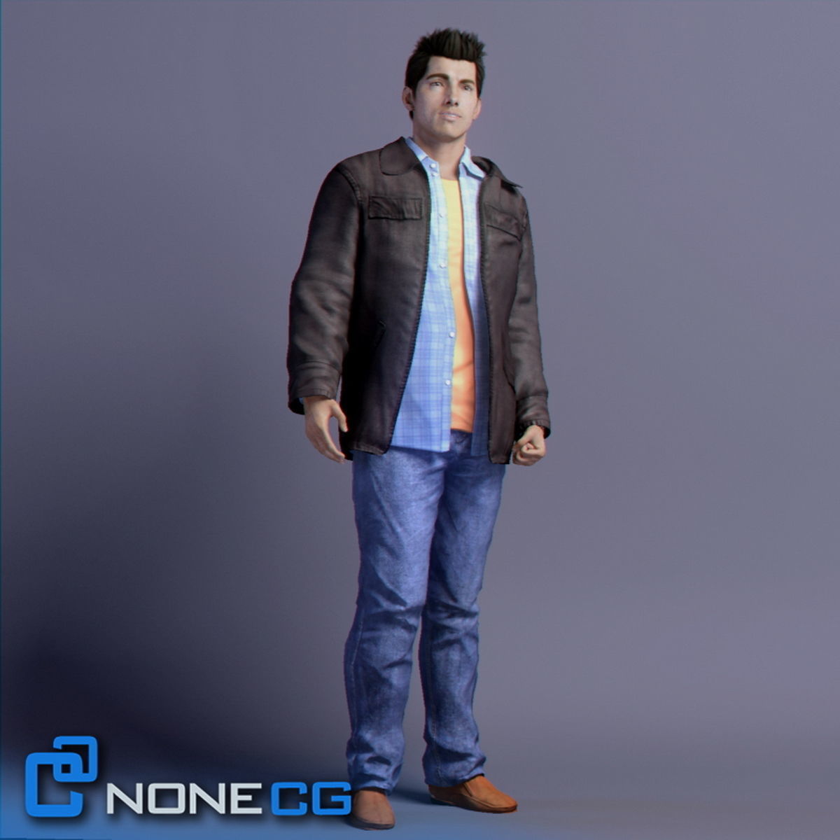 Pack - Adult Males and Female Megapack 3D model_30