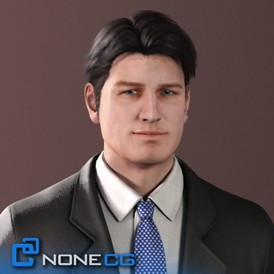 Pack - Adult Males and Female Megapack 3D model_5