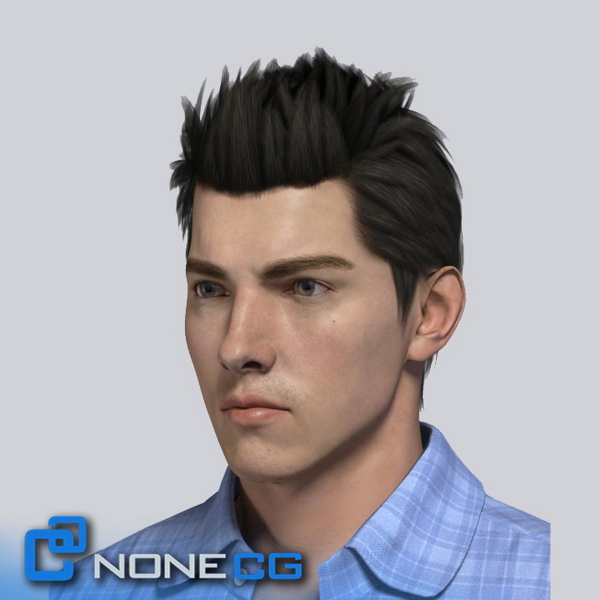 Pack - Adult Males and Female Megapack 3D model_32