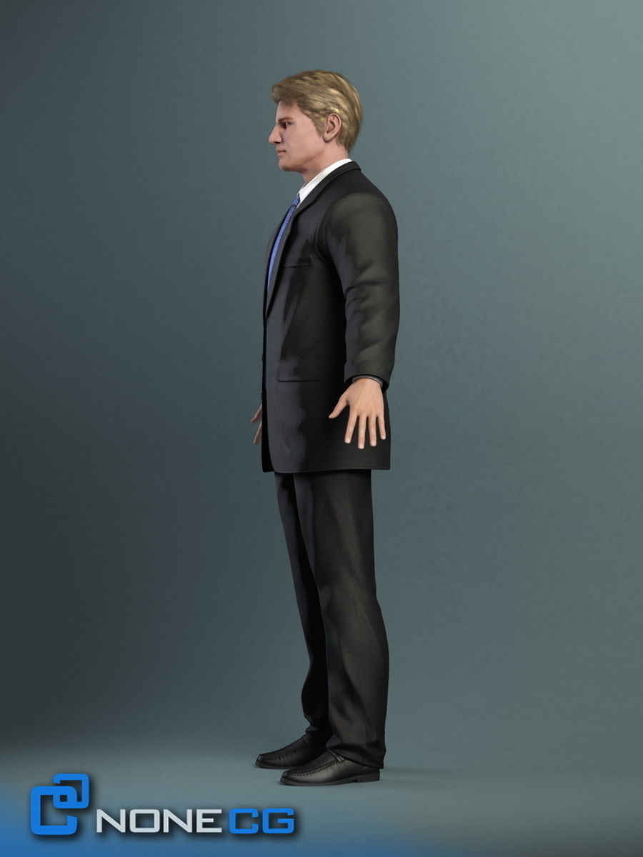 Pack - Adult Males and Female Megapack 3D model_11