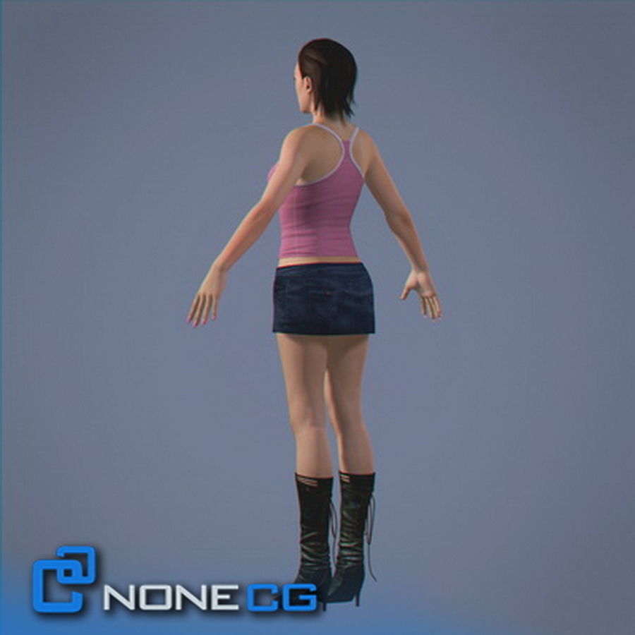 Pack - Adult Males and Female Megapack 3D model_59