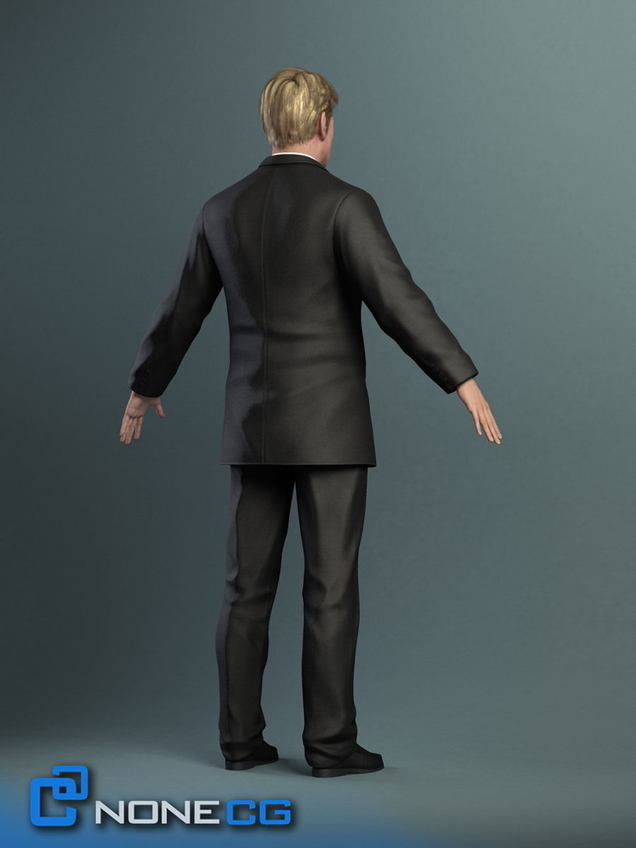 Pack - Adult Males and Female Megapack 3D model_12