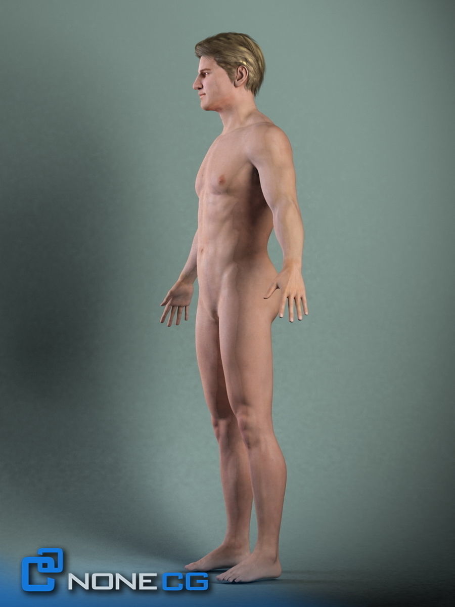 Pack - Adult Males and Female Megapack 3D model_7