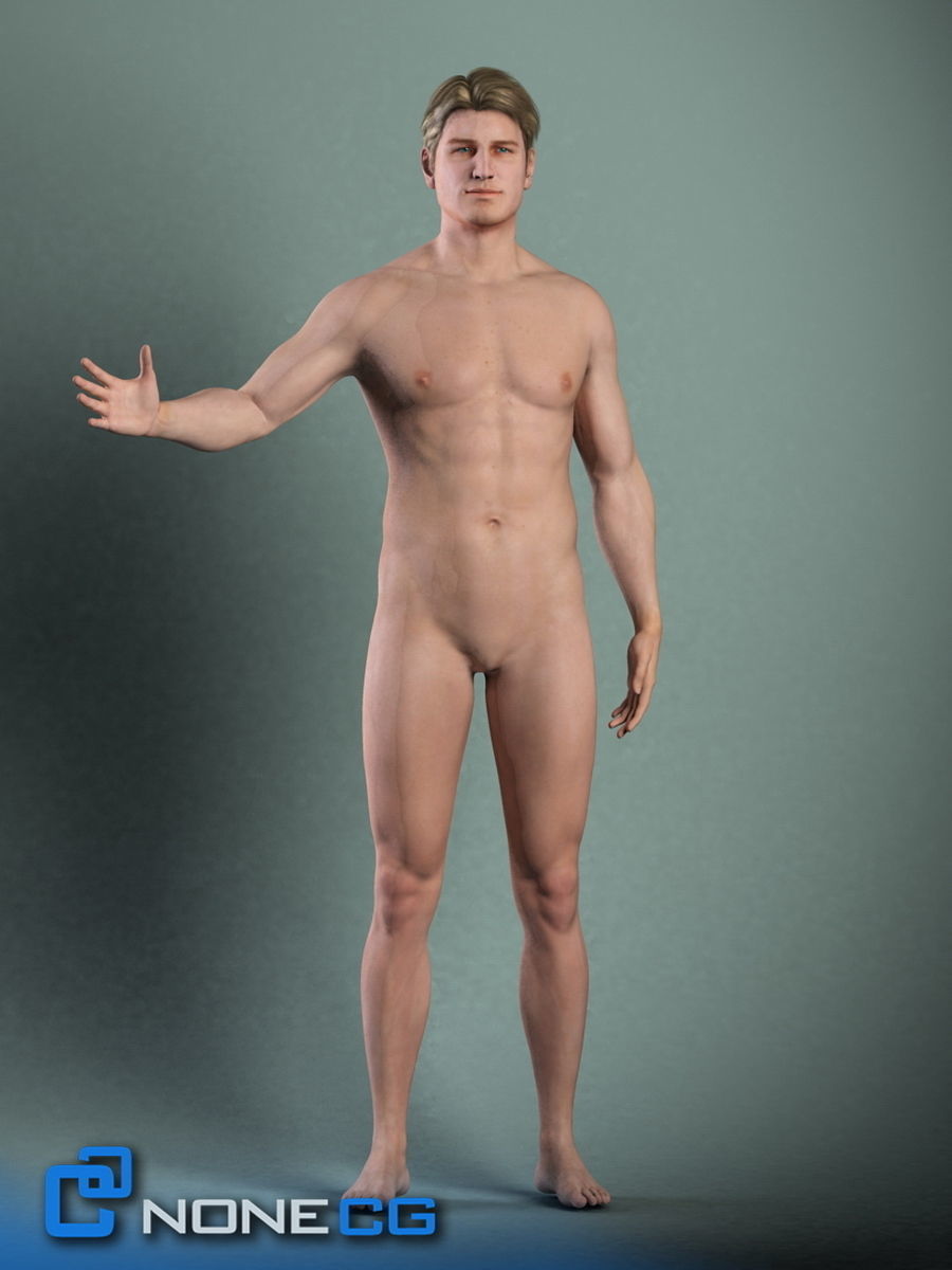 Pack - Adult Males and Female Megapack 3D model_6