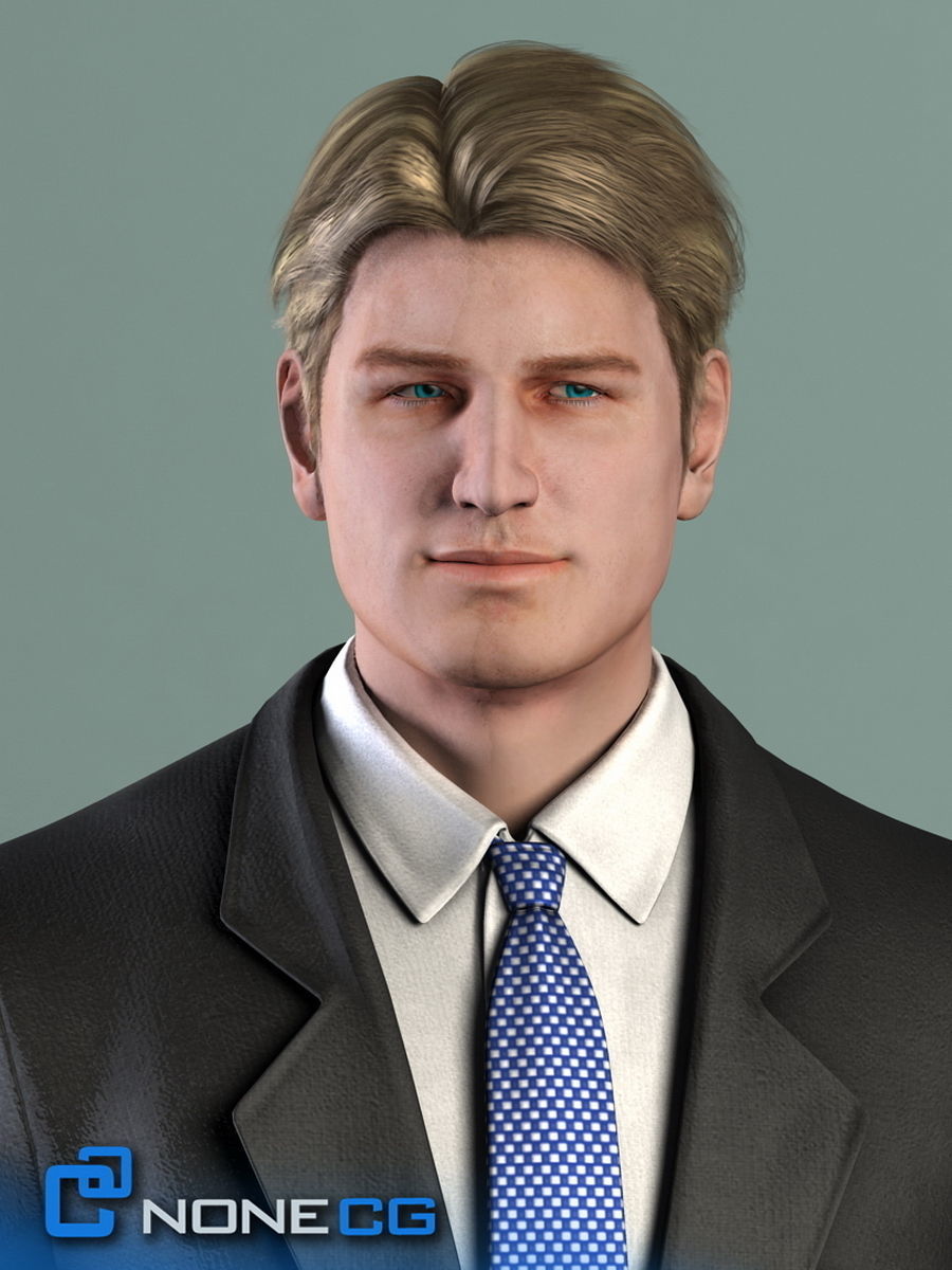 Pack - Adult Males and Female Megapack 3D model_3