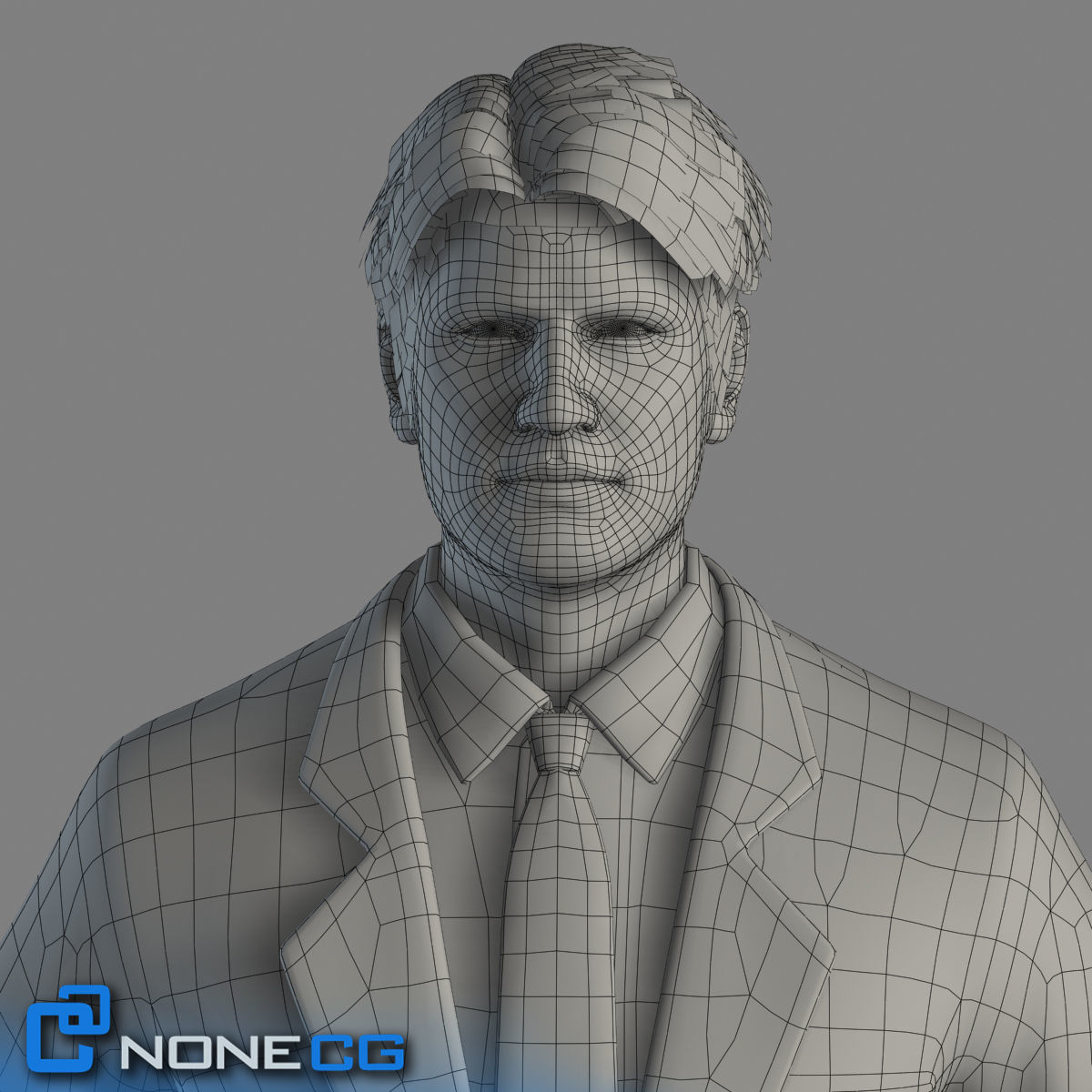 Pack - Adult Males and Female Megapack 3D model_25