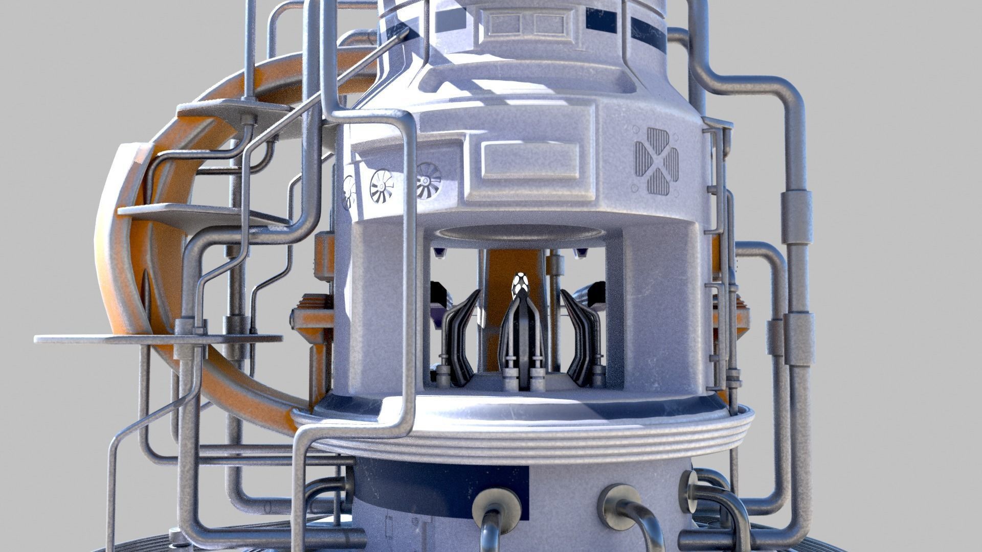 SciFi military headquarters 3D model_13