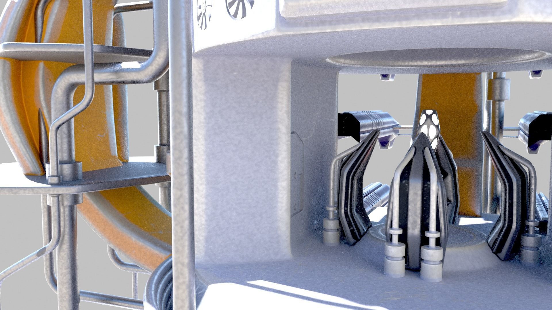 SciFi military headquarters 3D model_17