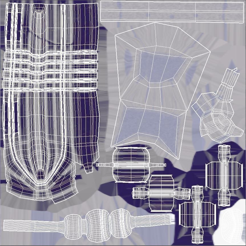 SciFi military headquarters 3D model_28