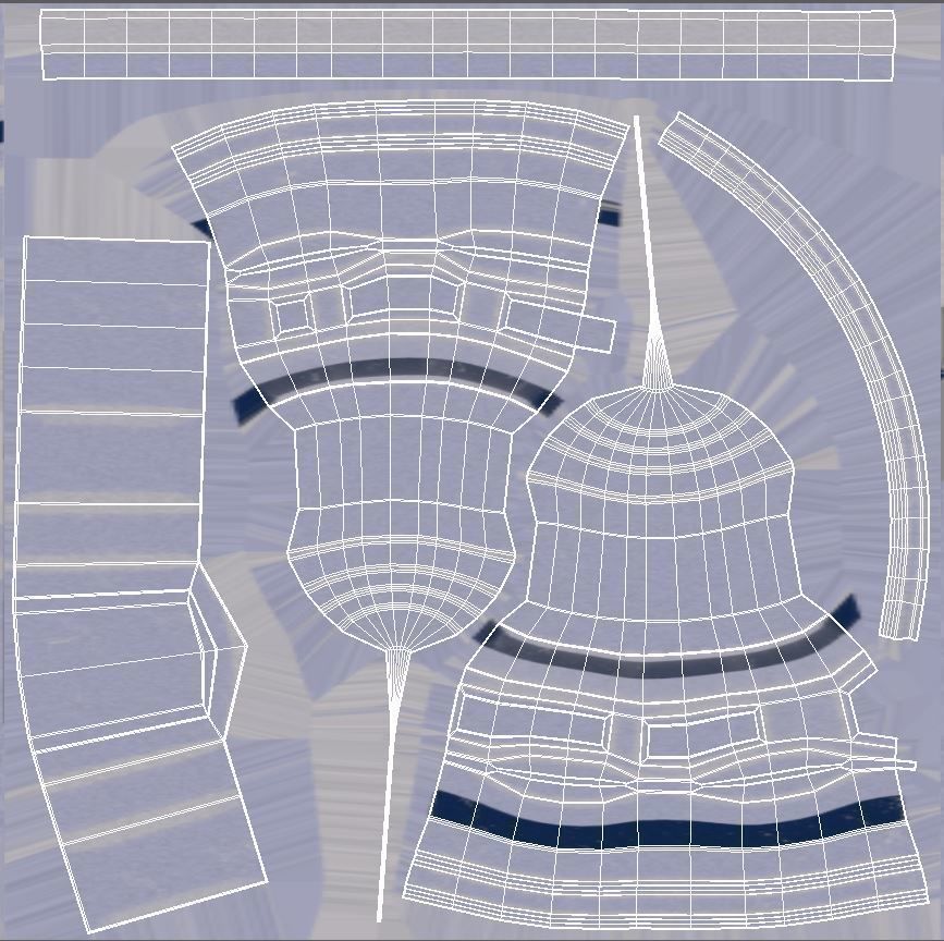 SciFi military headquarters 3D model_32