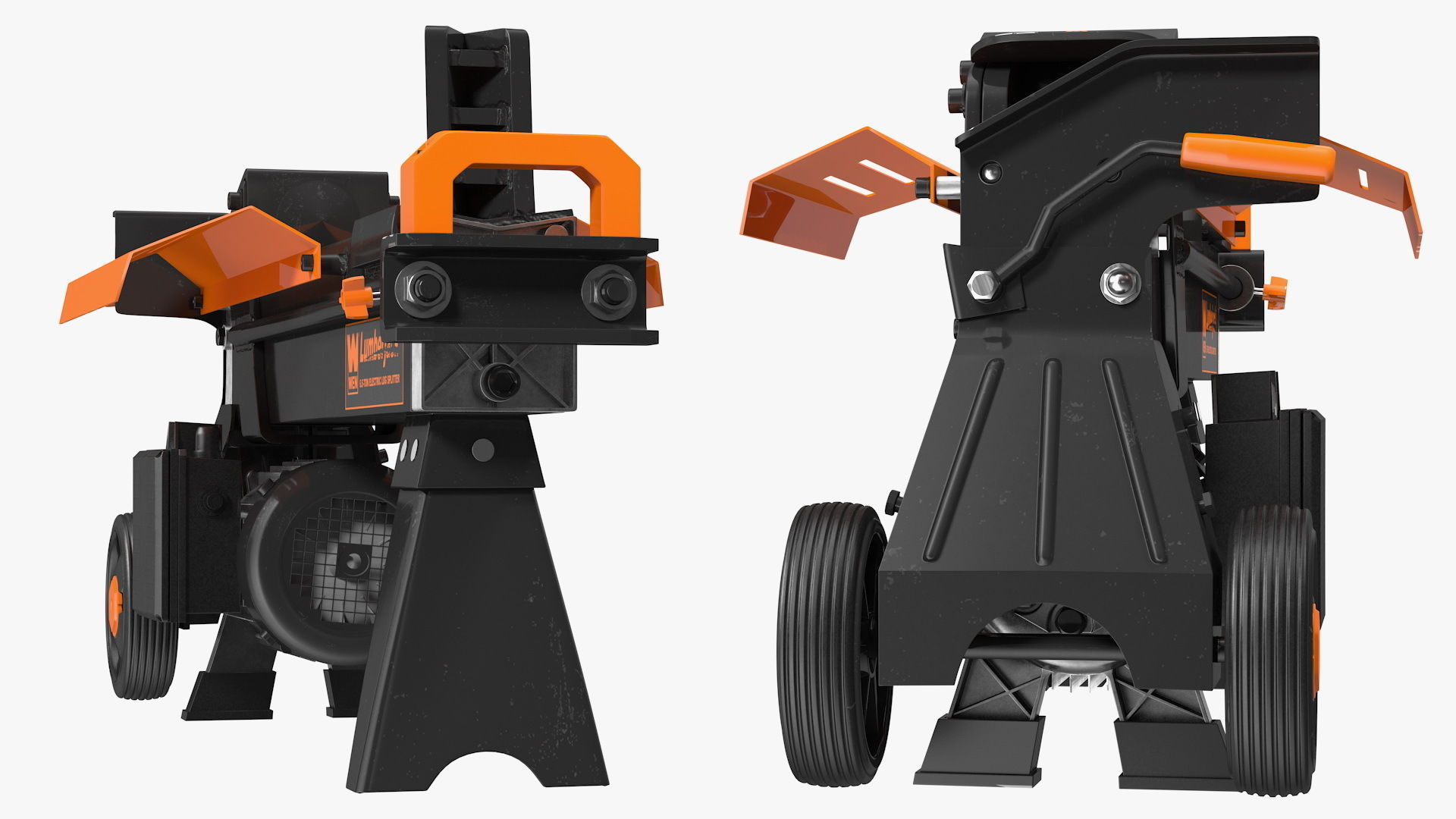 Log Splitter WEN 56207 Electric Rigged 3D model_11