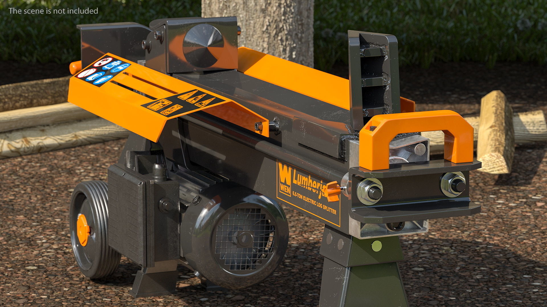 Log Splitter WEN 56207 Electric Rigged 3D model_4