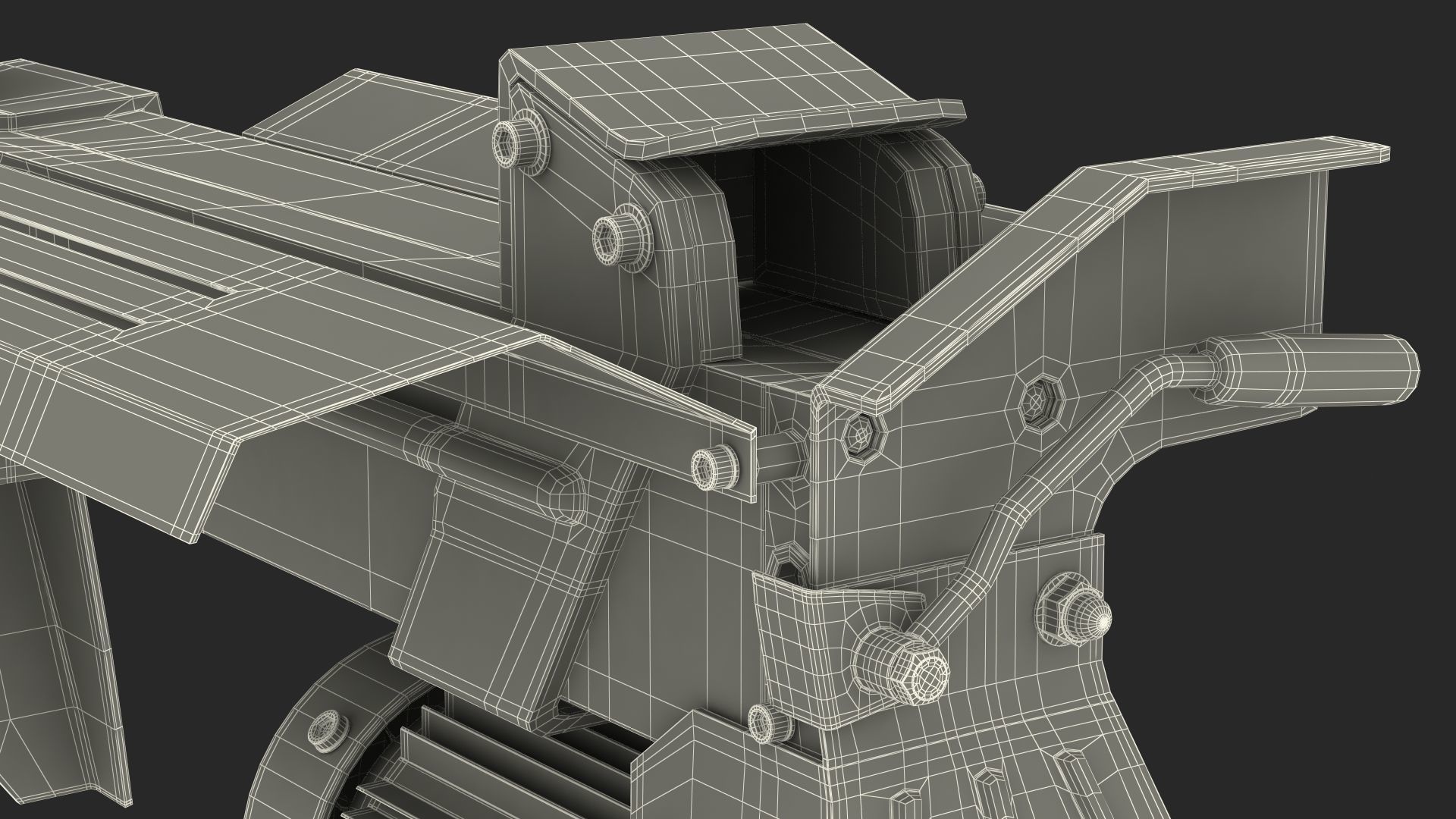 Log Splitter WEN 56207 Electric Rigged 3D model_28