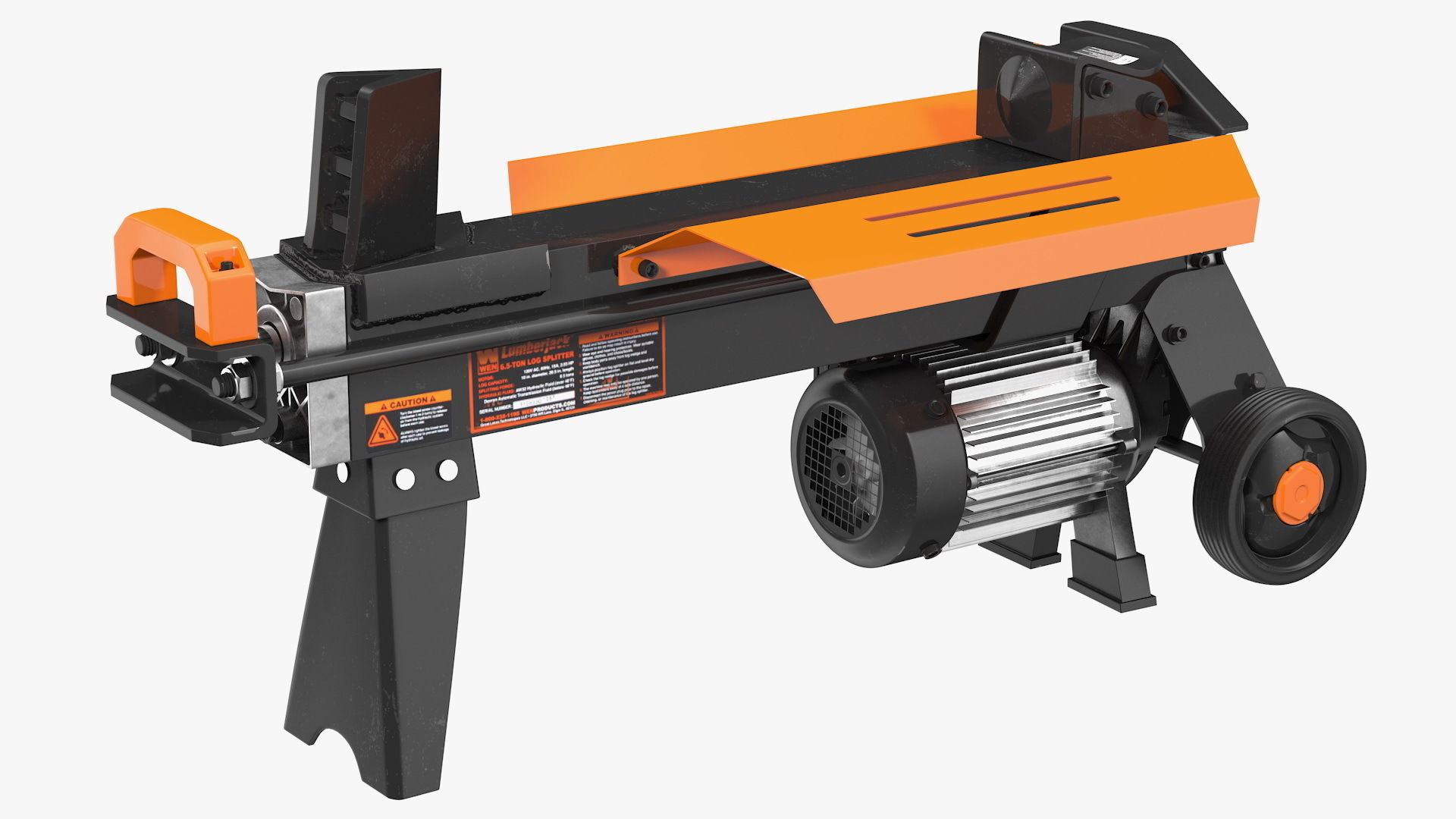 Log Splitter WEN 56207 Electric Rigged 3D model_7