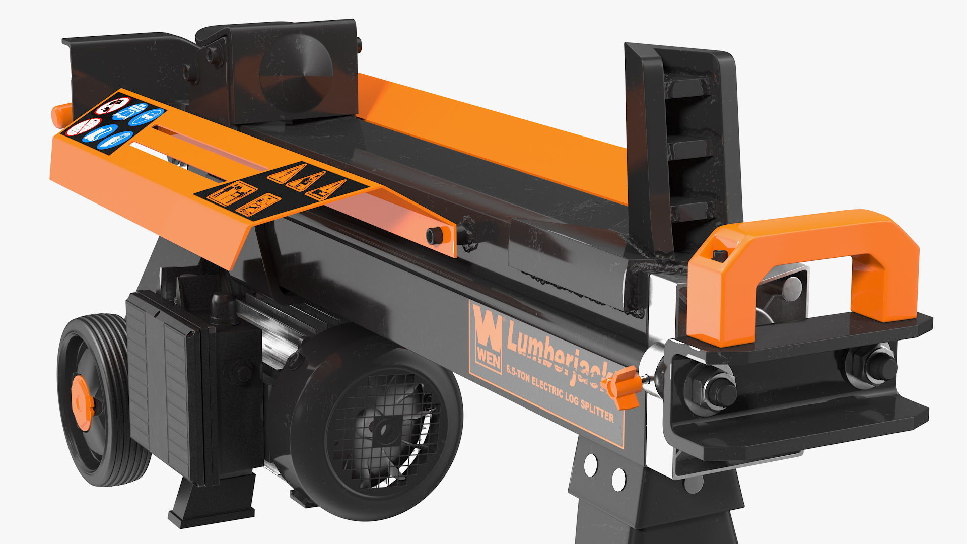 Log Splitter WEN 56207 Electric Rigged 3D model_13