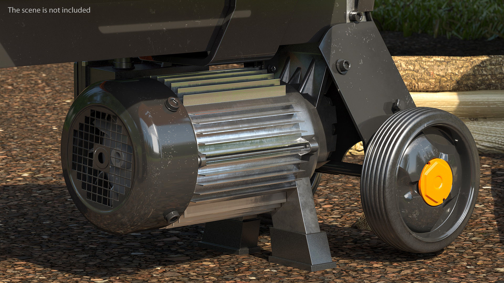 Log Splitter WEN 56207 Electric Rigged 3D model_5