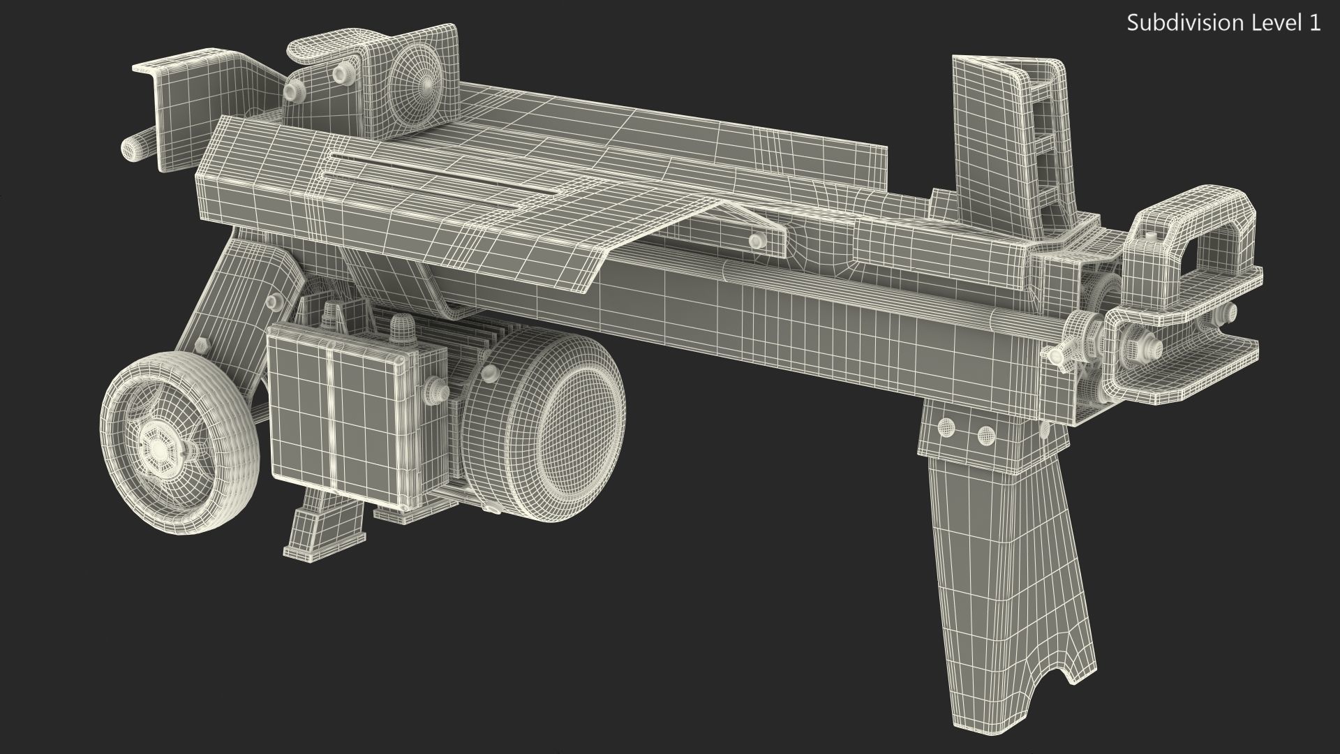Log Splitter WEN 56207 Electric Rigged 3D model_21