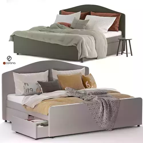 Ikea Hauga Bed Queen set 31