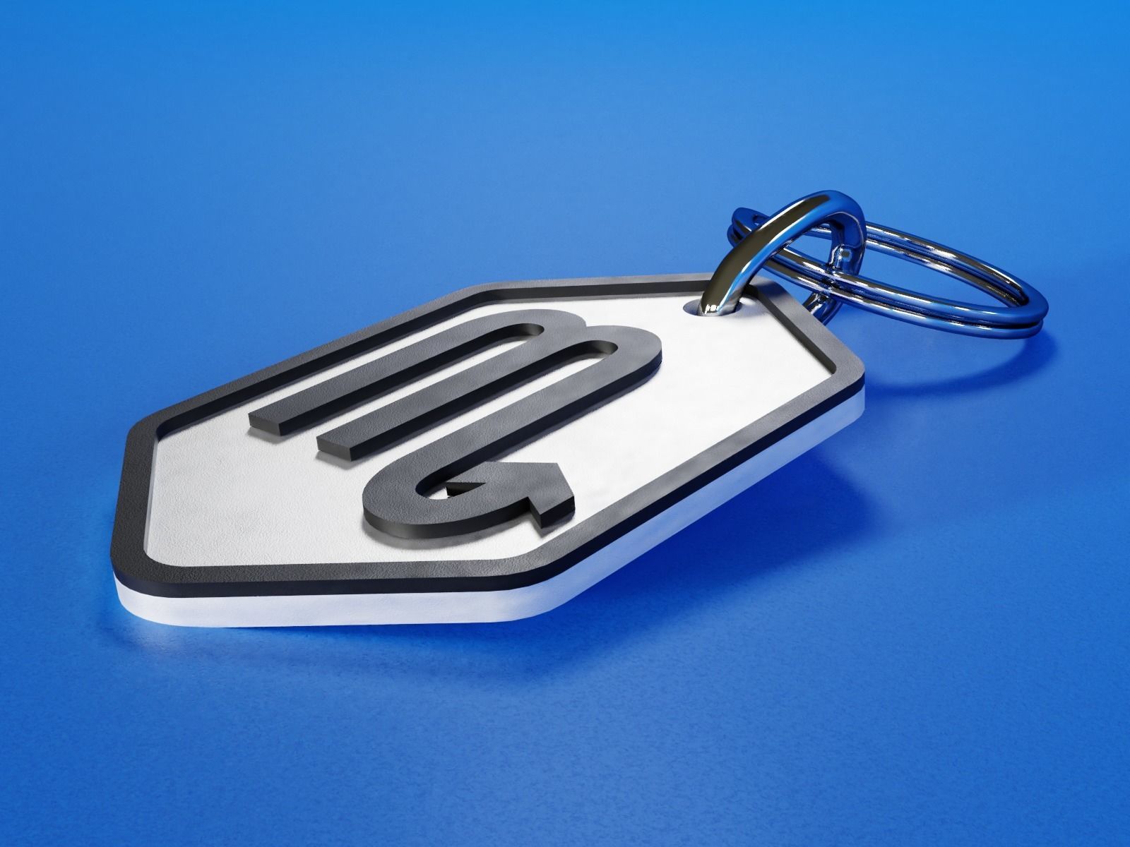 Scorpio pendant key chain 3D print model_3