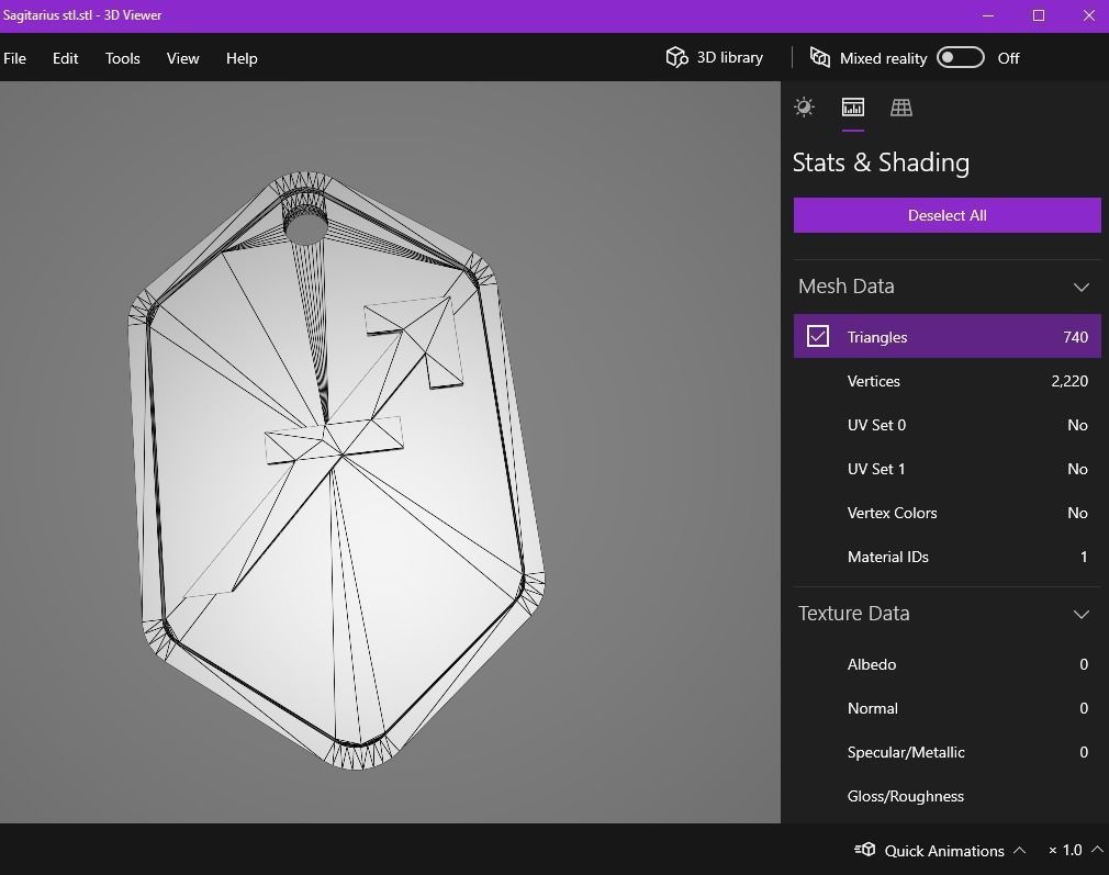 Sagitarius pendant key ring 3D print model_16
