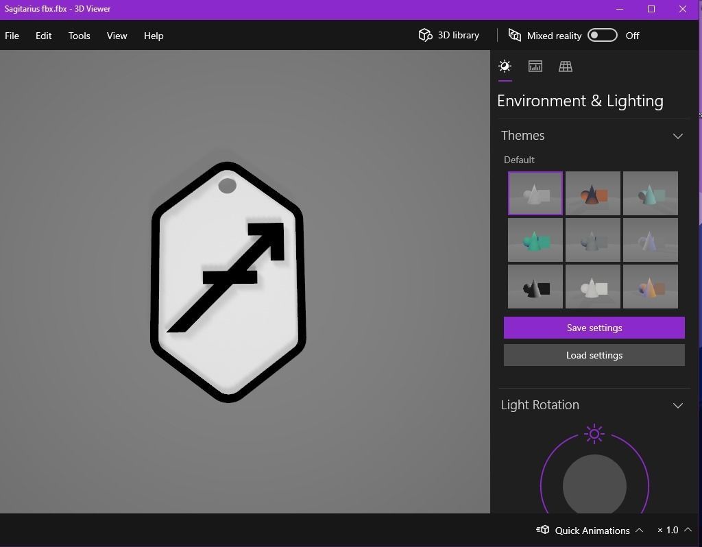 Sagitarius pendant key ring 3D print model_18
