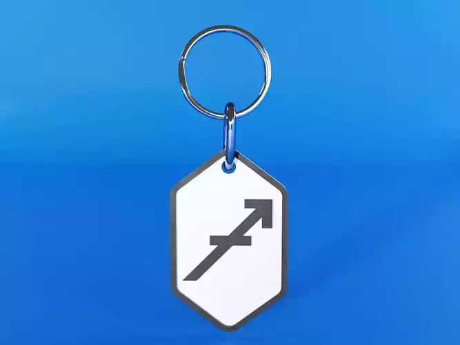 Sagitarius pendant key ring 3D print model
