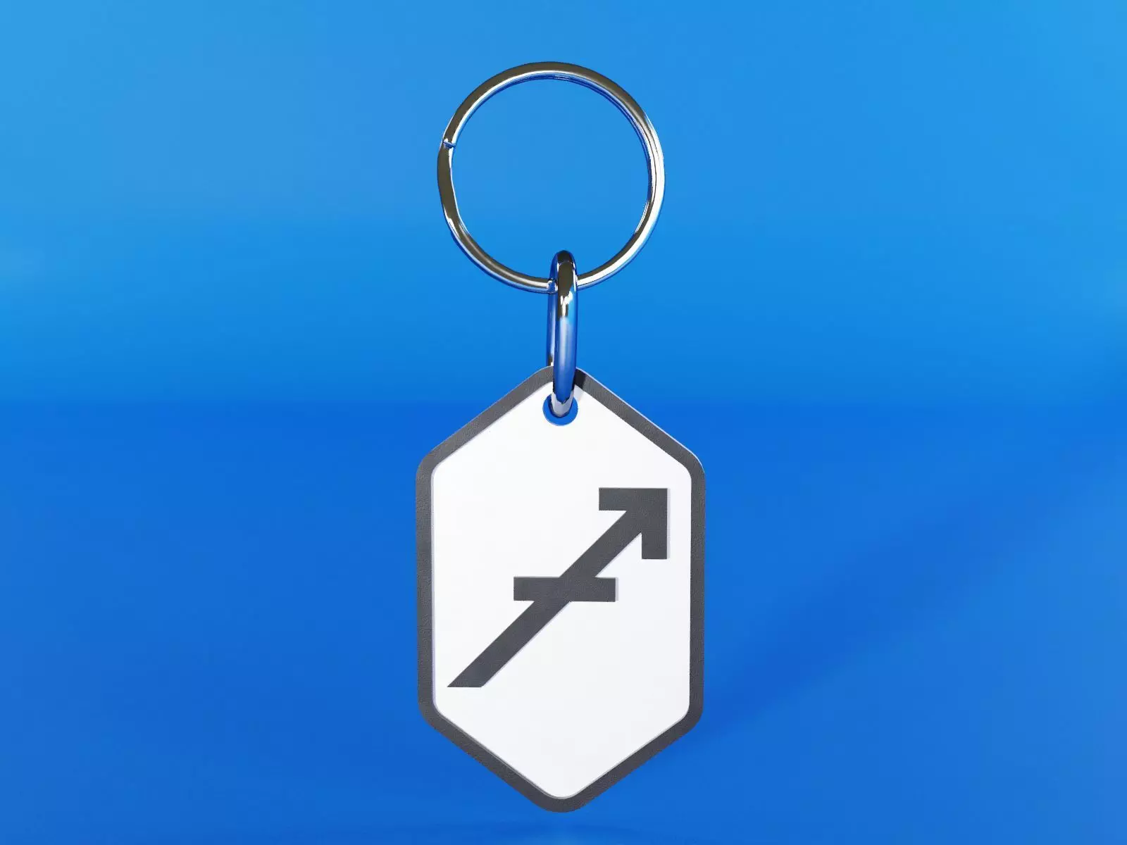 Sagitarius pendant key ring 3D print model_0