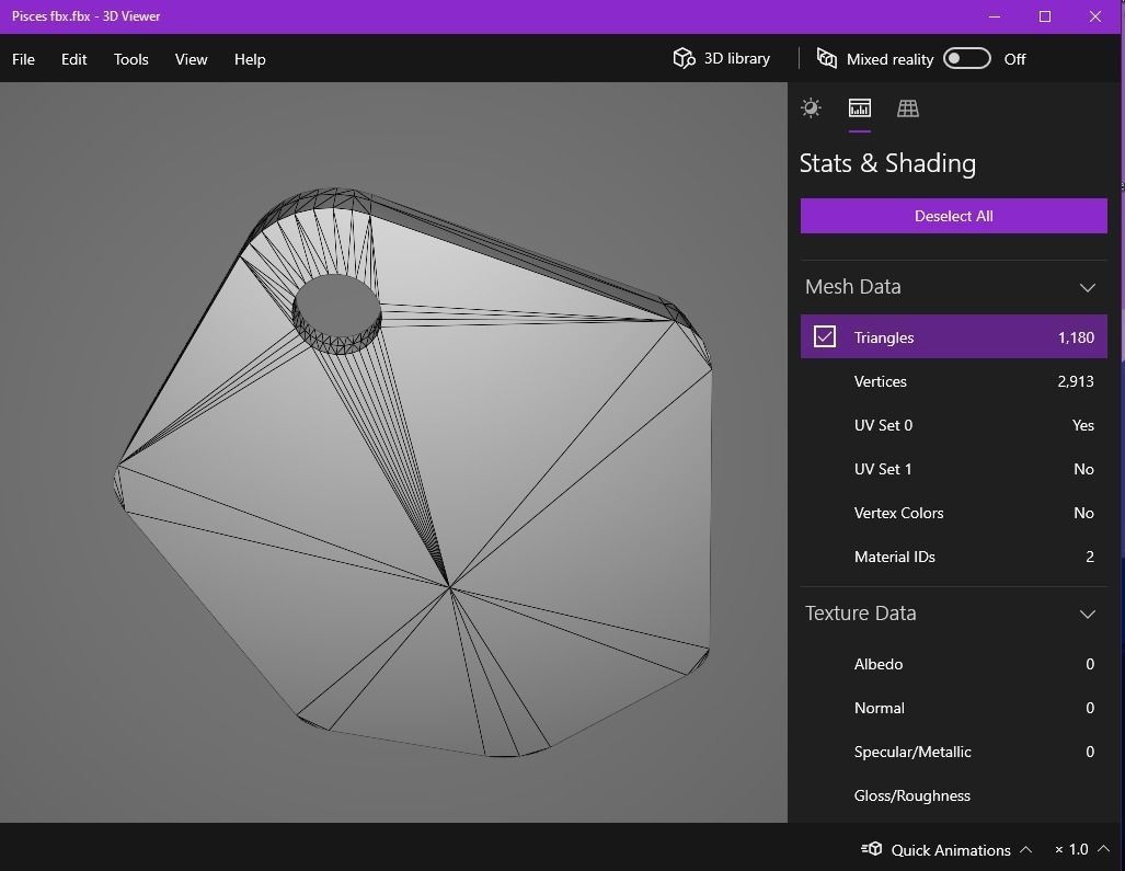 Pisces pendant key ring 3D print model_19