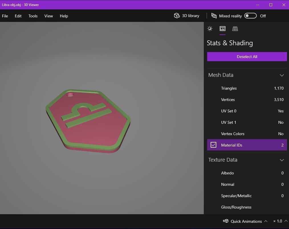 Libra pendant key ring 3D print model_18