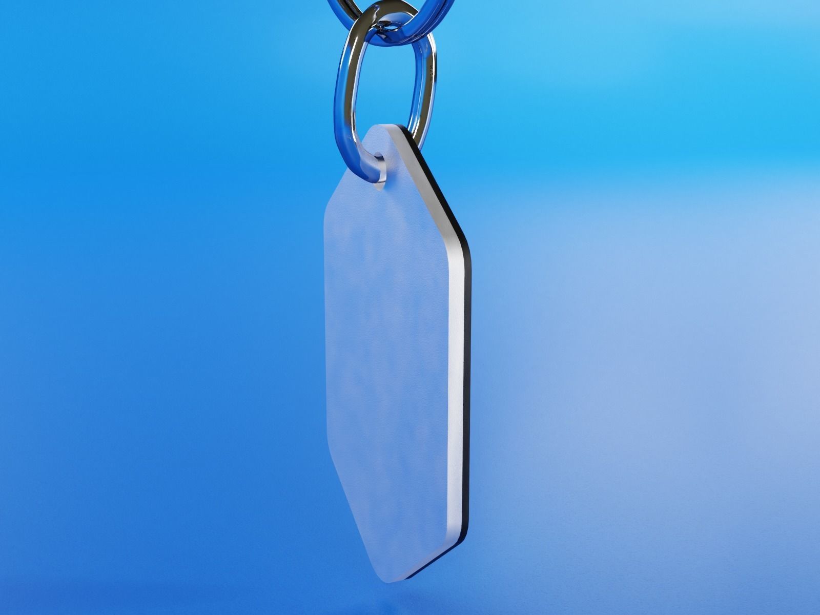 Libra pendant key ring 3D print model_6