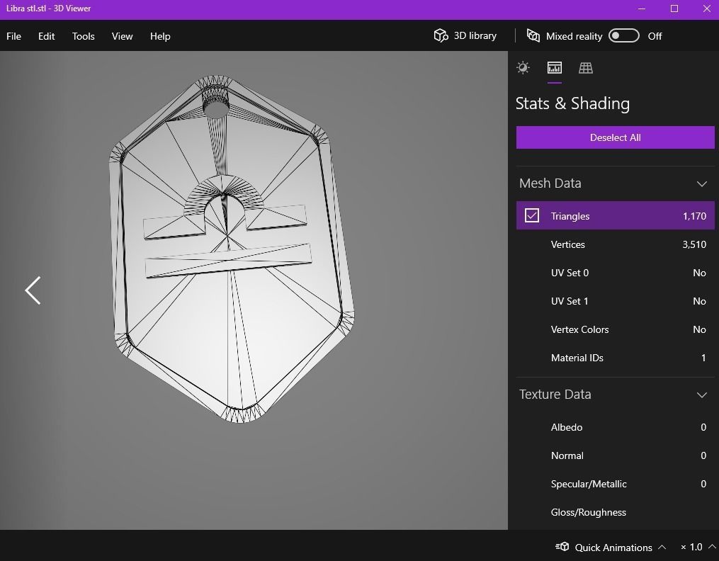 Libra pendant key ring 3D print model_16