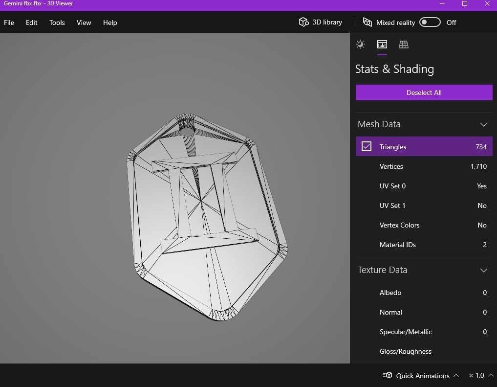 Gemini pendant key ring 3D print model_17