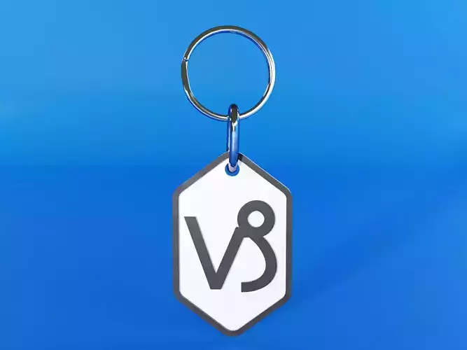 Capricorn pendant key ring 3D print model