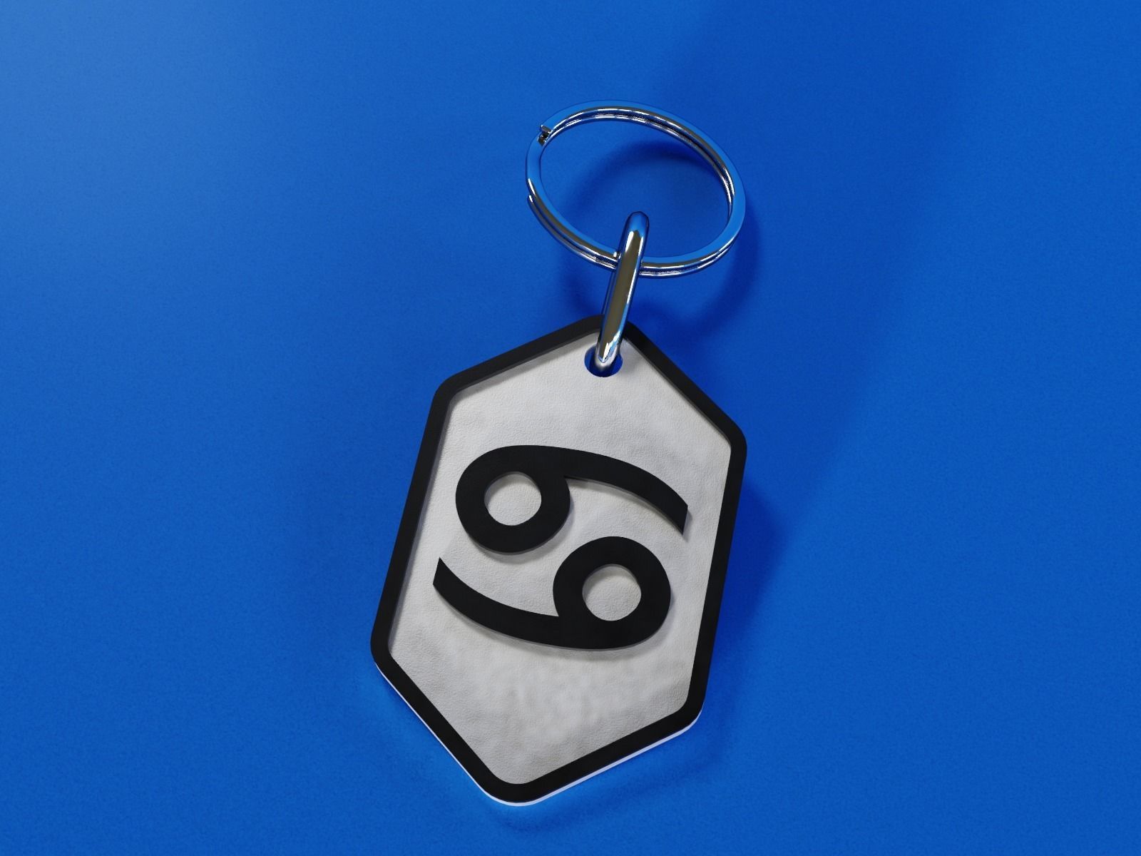 Cancer pendant key ring 3D model 3D printable | CGTrader