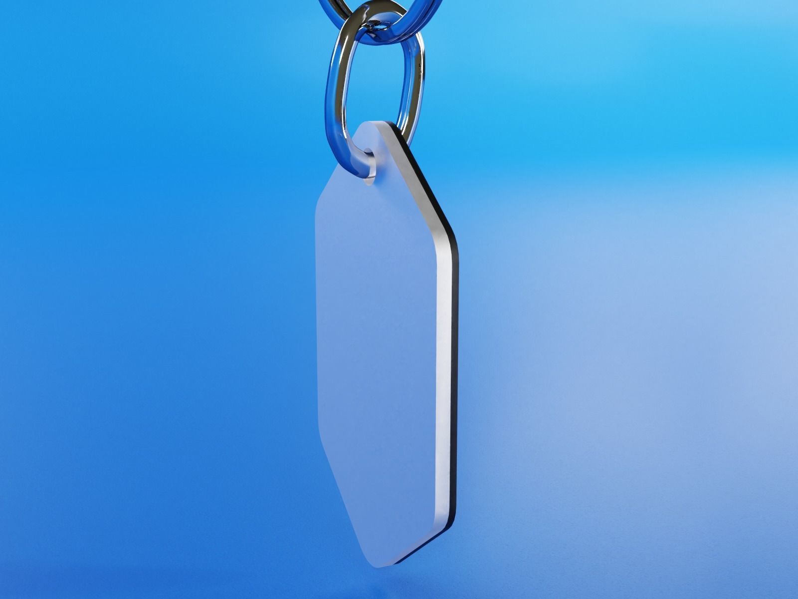 Aries pendant key ring 3D print model_9