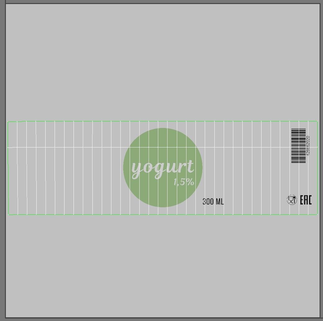 Yogurt Bottle 300ml 3D model  3D model_13