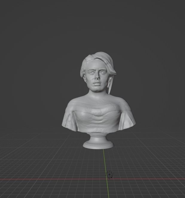 Adele bust 3D print model_26