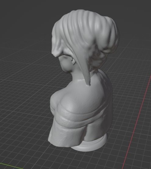 Adele bust 3D print model_27