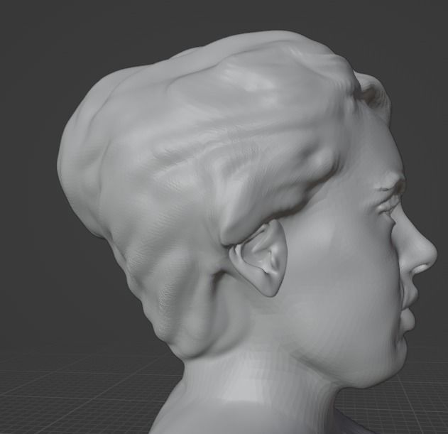 Adele bust 3D print model_31