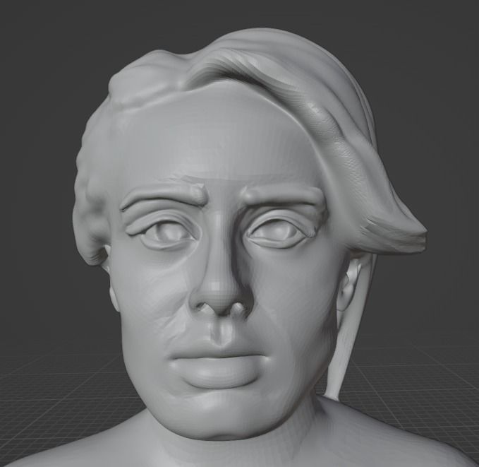 Adele bust 3D print model_16