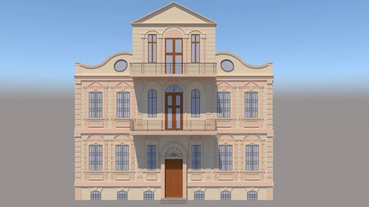 XIX Century House in Bitola 3D model_0