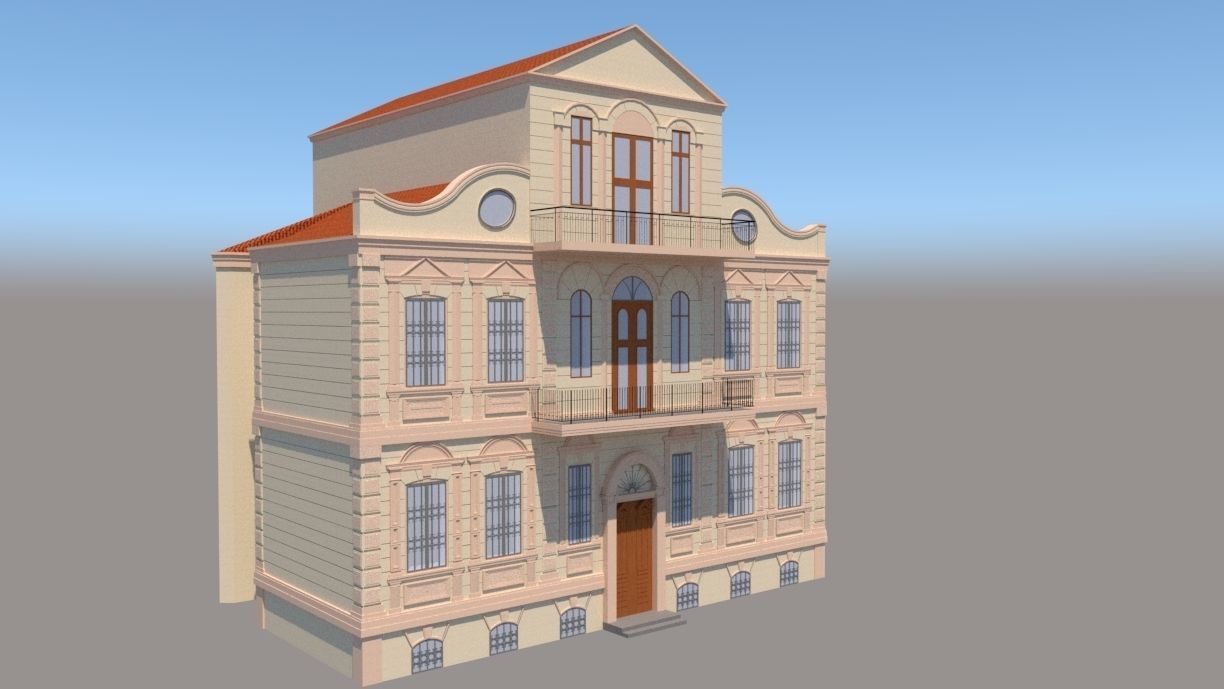 XIX Century House in Bitola 3D model_1