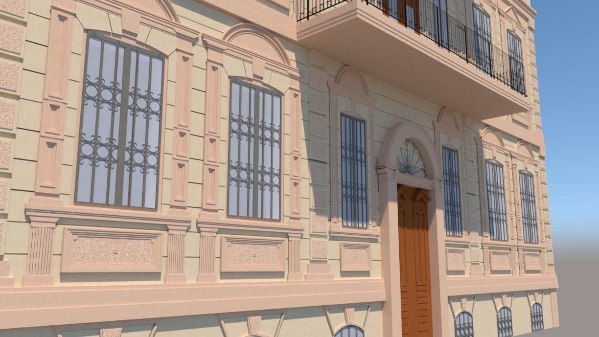 XIX Century House in Bitola 3D model_2