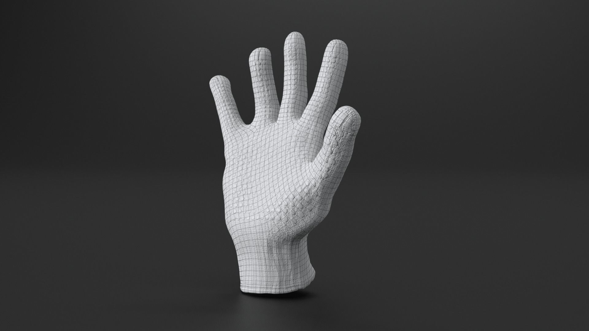 Work Gloves 3D model 3D model_9