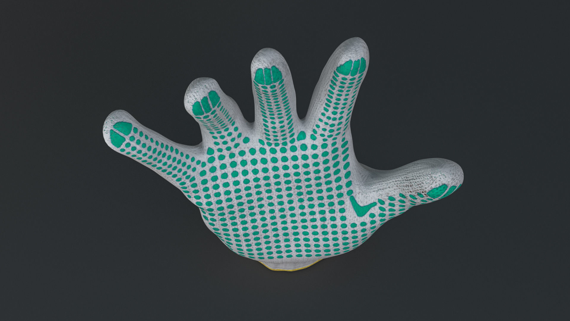 Work Gloves 3D model 3D model_3