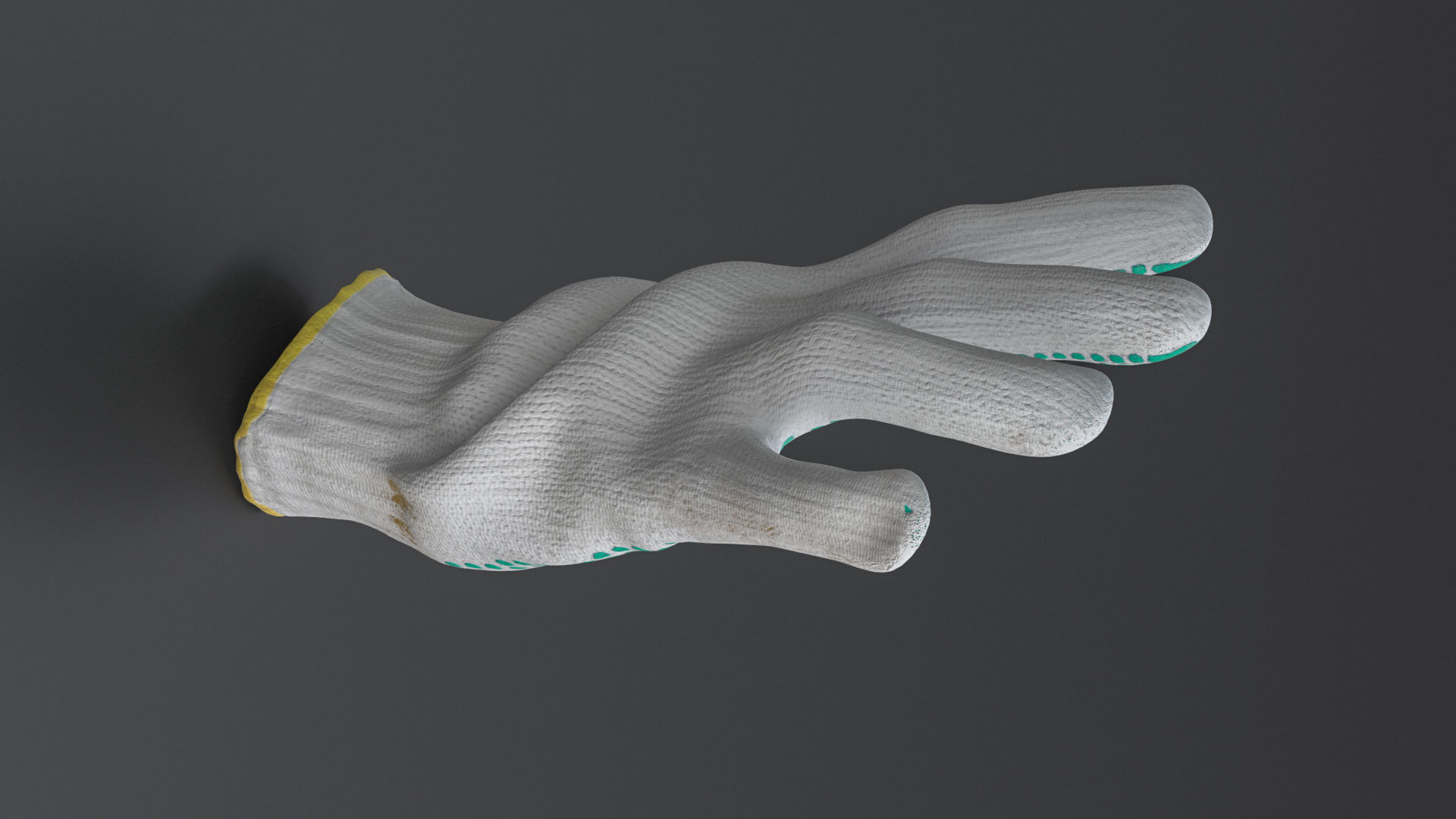 Work Gloves 3D model 3D model_4