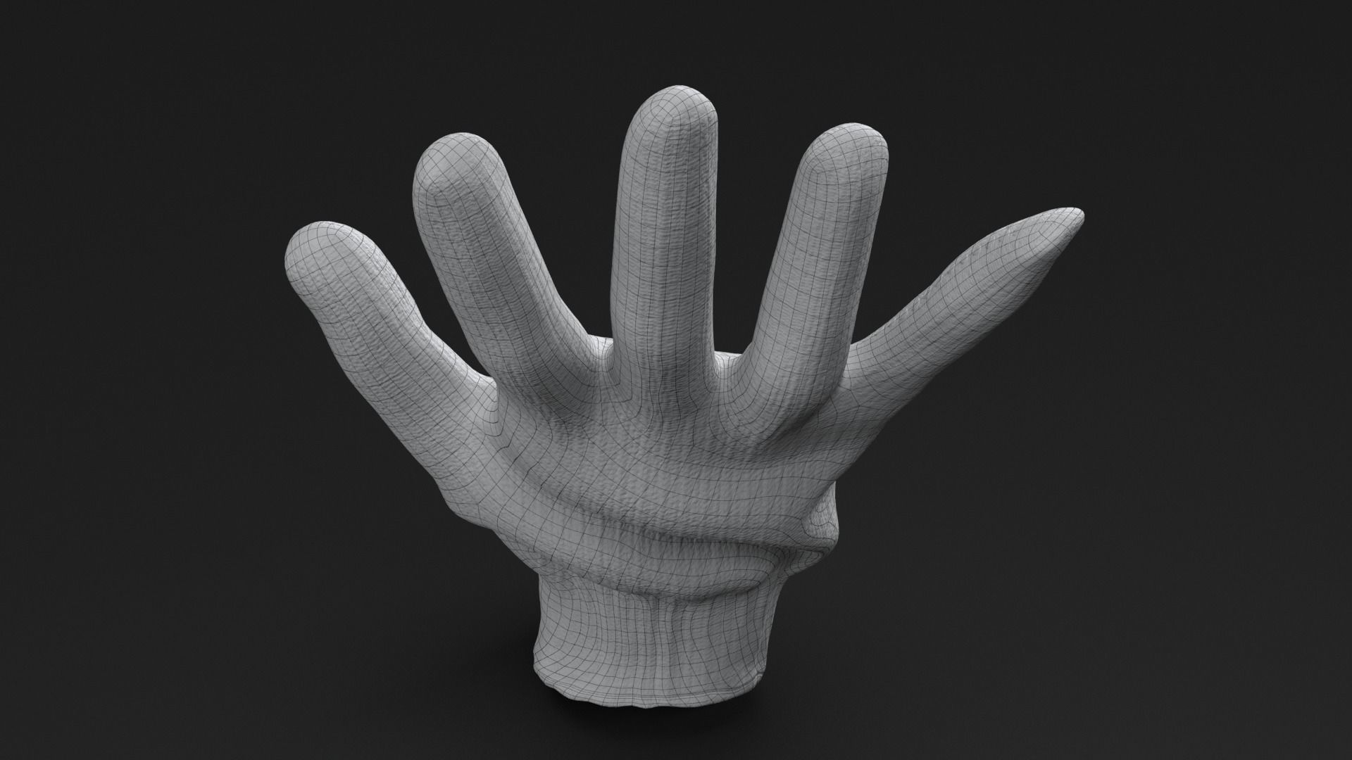 Work Gloves 3D model 3D model_10